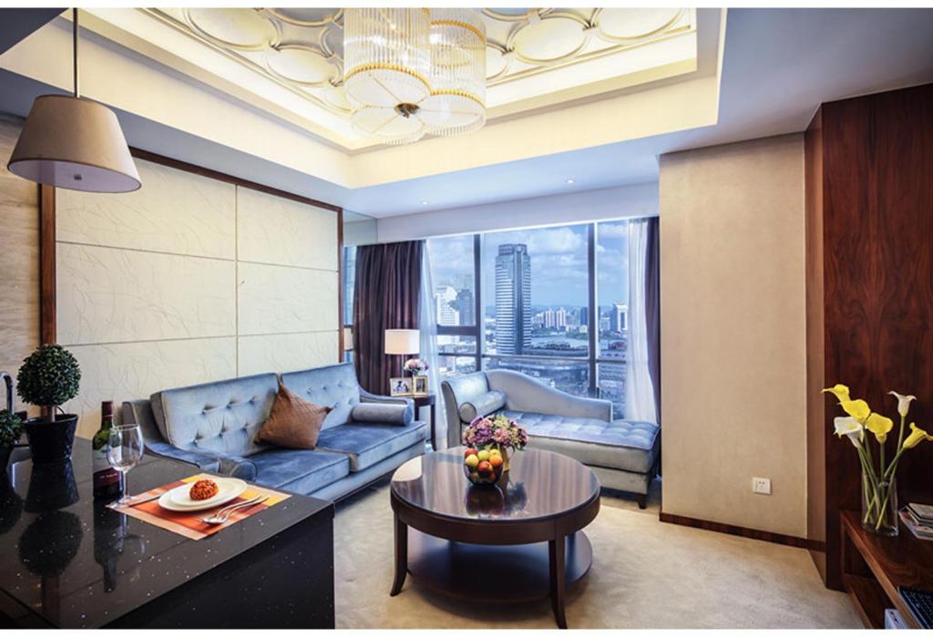 Yousu Hotel & Apartment Tianyi Square Yinyi Global Center Apartment Ningbo Quarto foto